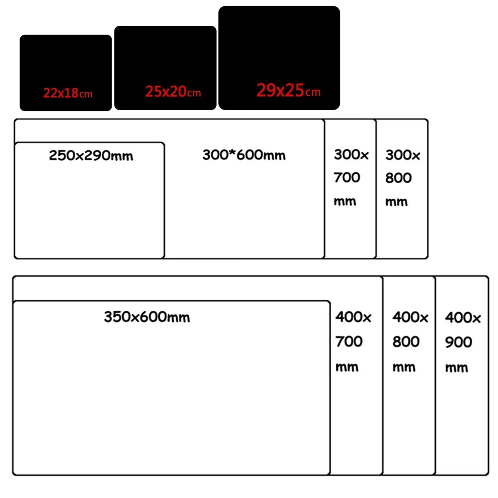 Gaming mats large Extended pad 400X900 Mouse pad Gamer PC Computer Keyboard XXL Desk mat offices interior accessories rug